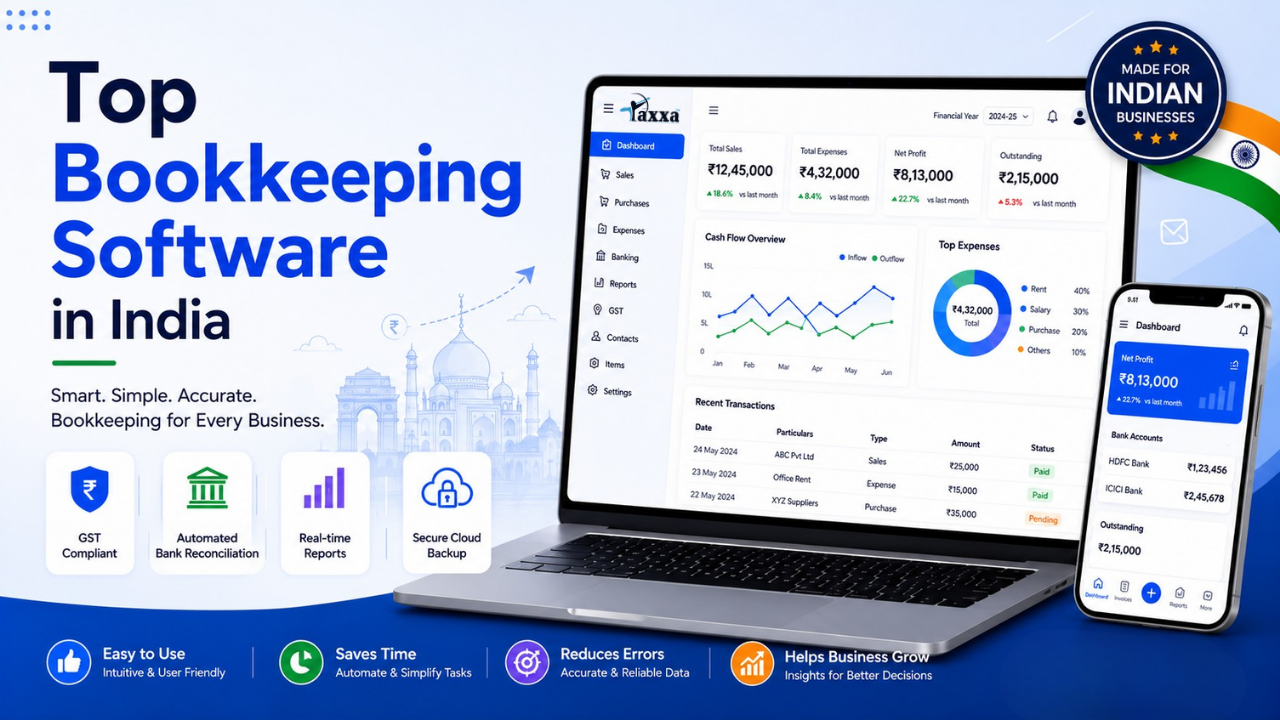 Top Bookkeeping Software in India